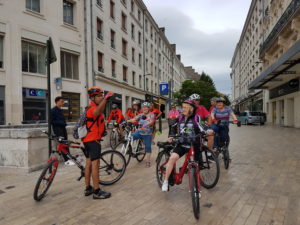 A vélo au centre ville