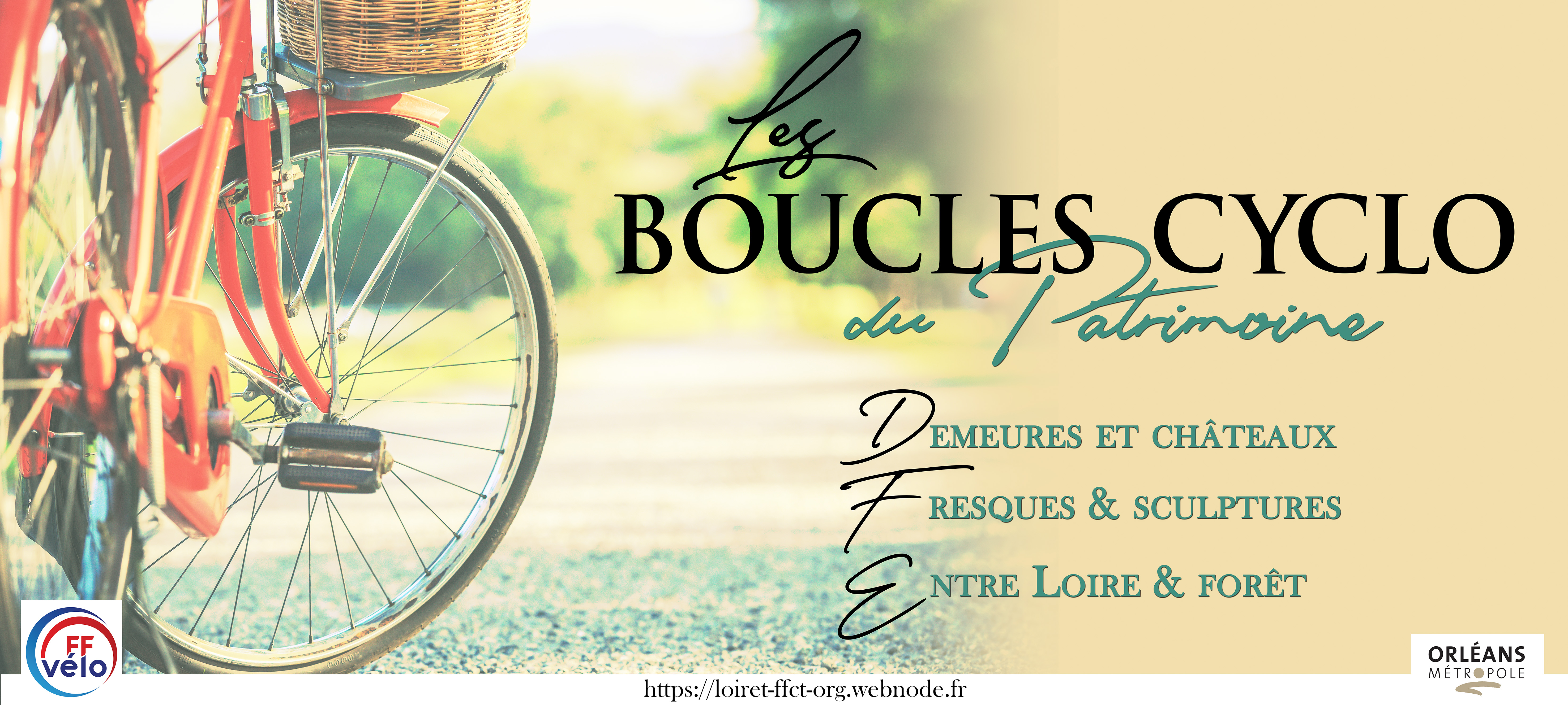 Informations et inscriptions aux Boucles Cyclo du Patrimoine